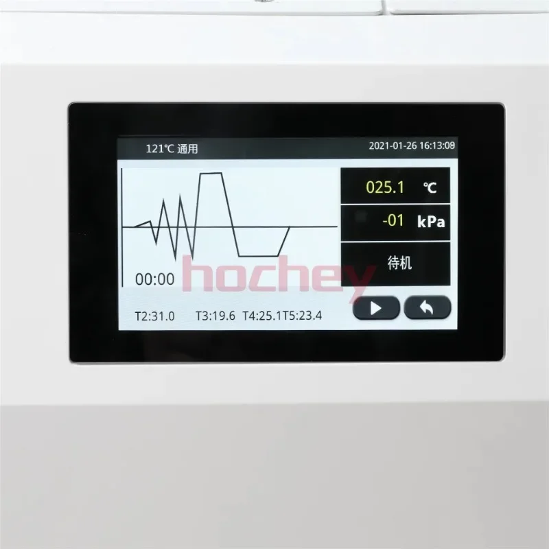 Hochey Medical 45L Class B De ntal Автоматический вакуумный паровой стерилизатор Den tal Автоклав