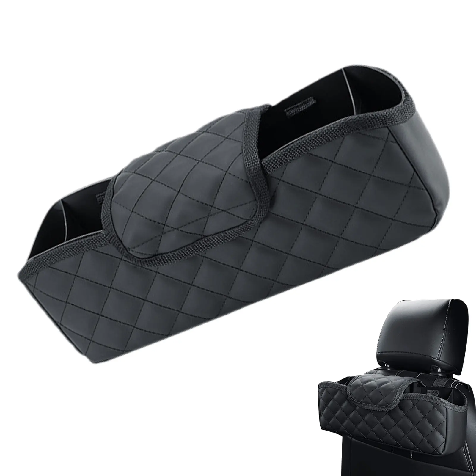 

Универсальный Кожаный Автомобильный Органайзер, водонепроницаемый маленький автомобильный органайзер, отсеки для хранения, автомобильны...