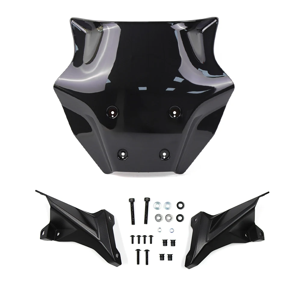 

Для Yamaha MT-07 MT07 MT 07 mt-07 2025 2026, комплект среднего экрана и многокункциональной конструкции, защита ветрового дефлектора переднего лобового стекла