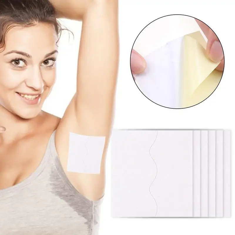 

Underarm Sweat Pads 20PCS Armpits Anti Sweat Invisible Stickers Ultra Thin Sweat Pads For Keeping Dry Soft Anti Sweat Stickers