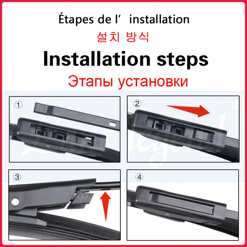 Набор щёток стеклоочистителя для Renault Laguna 3 Grandtourer Estate 2007-2015 26 + 16 14 дюймов