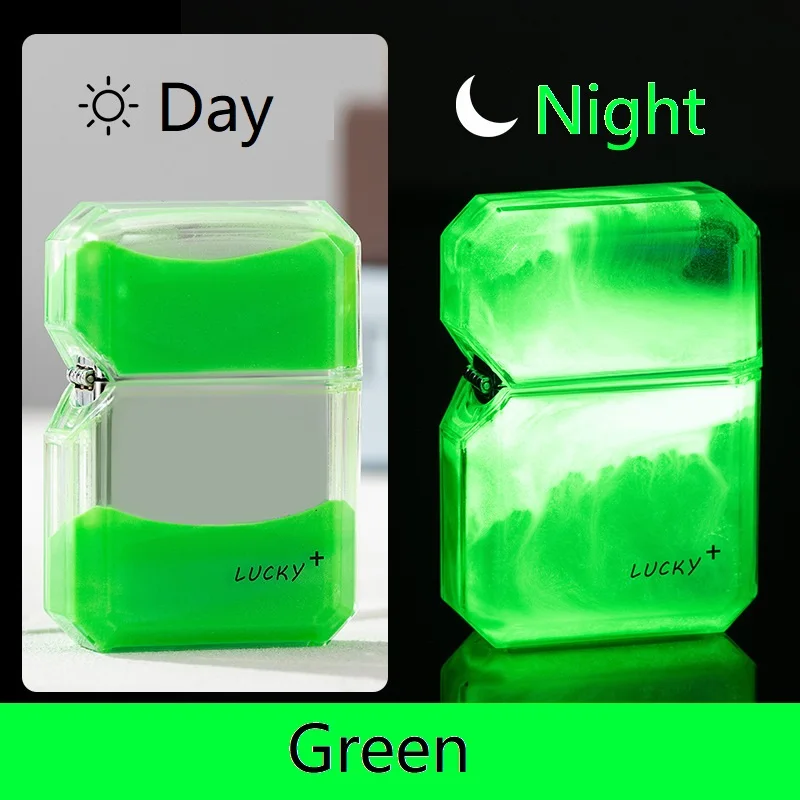 Glow, quicksand, kerosene, windproof, cool lighters, online red lighters, popular gifts, personality images - 6