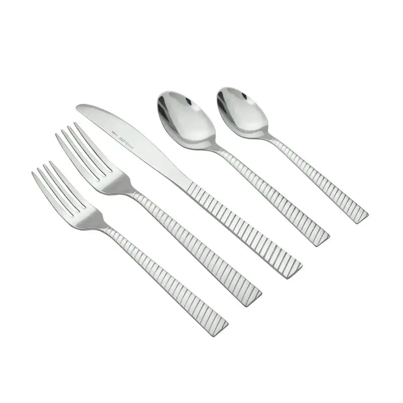 

Piece Nalla Stainless Steel Flatware Set, Silver, Service for 4, 6.45lbs