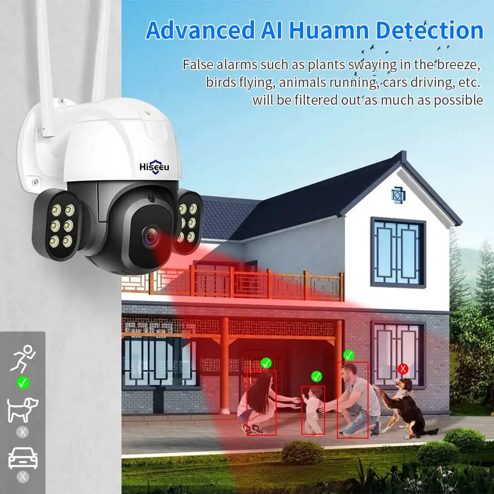 IP-камера Hiseeu 1080P 5 МП Wi-Fi |
