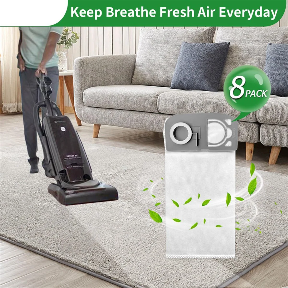 8 шт. сменные вакуумные мешки для пыли Riccar R25 Series R25S R25D R25P вертикальный фильтр