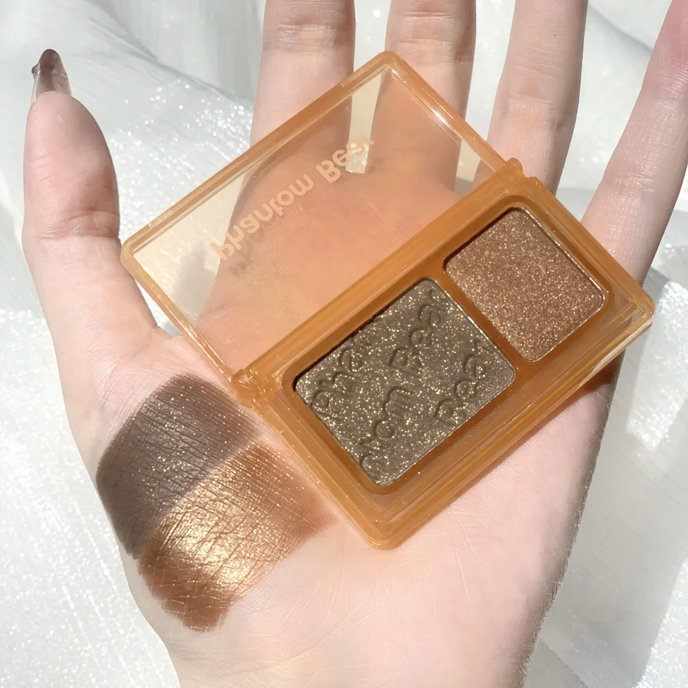 Яркая Палитра для глаз Зеленые тени век неоновые блестящие Сияющие красные глаза