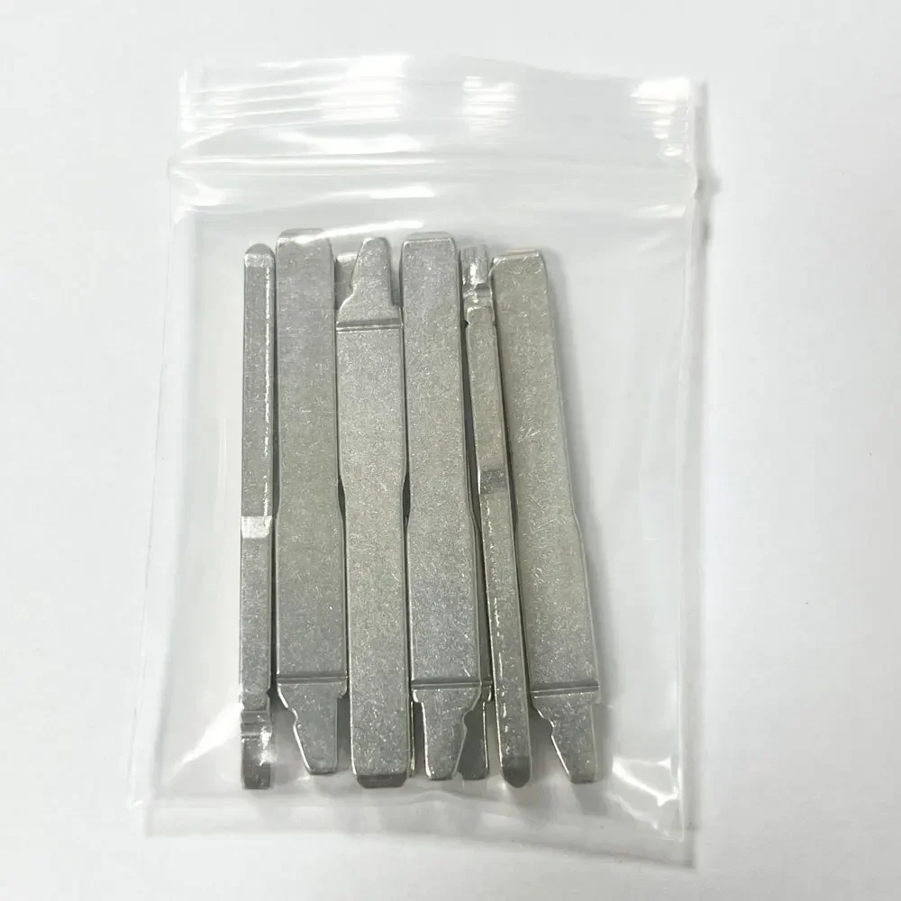 10 шт./лот 98 # HU101 пустой металлический необрезанный флип KD лезвие дистанционного