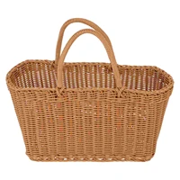 1pc storage basket decorative basket plastic basket egg basket for outdoor home picnic