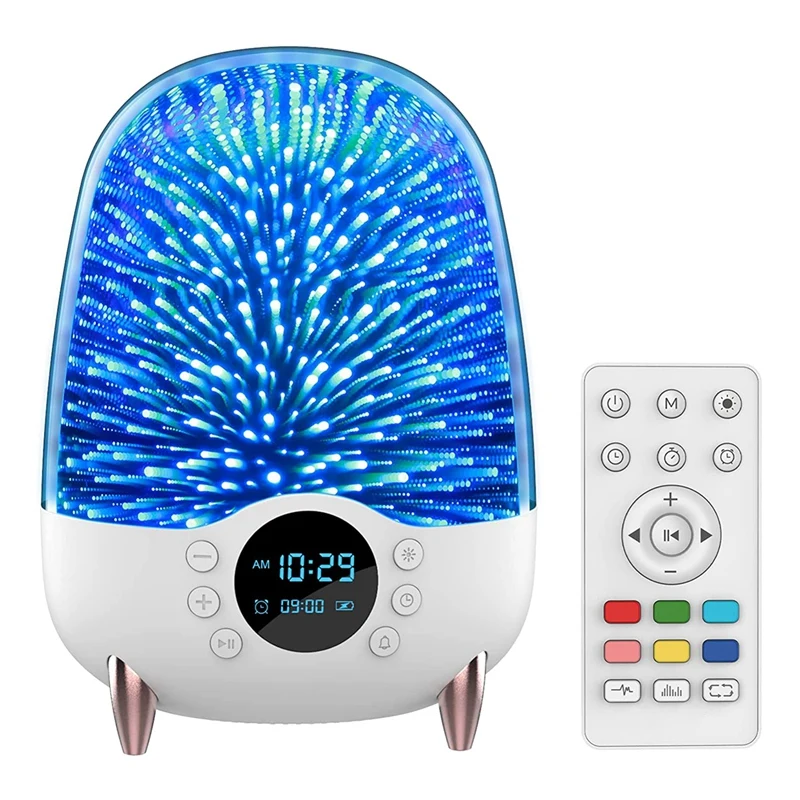 

Night Light Bluetooth Speaker, 3D Galaxy Table Lamp RGB Colour Changing LED,Bedside Lamps 3000Mah Battery