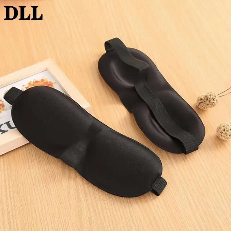 

3D Sleeping Blindfold Eye Mask Rest Relax Eye Patch For Women Men Travel Sleep Soft Natural Padded Shade Cover