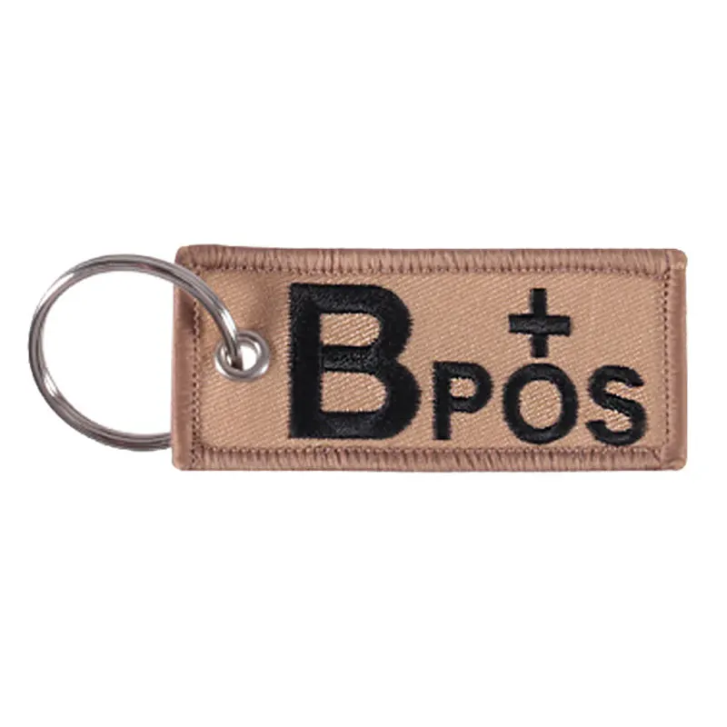 Нашивка с 3D вышивкой нашивка крючком типа крови раздел A + B AB O передним почтовым