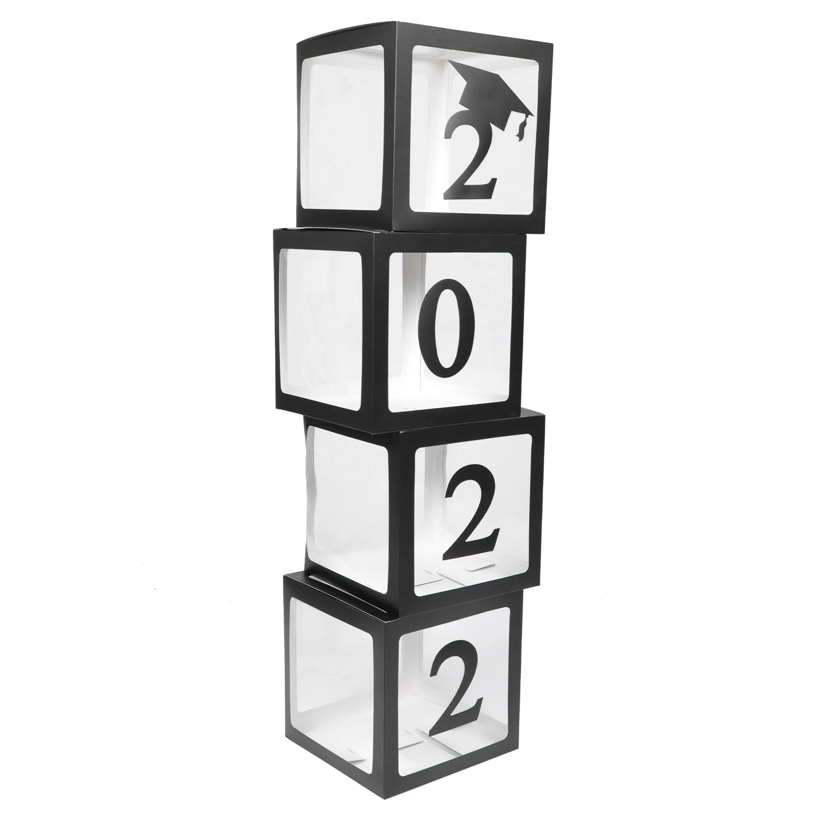 

1 Set Creative Graduation Themed Balloon Boxes Graduation Party Decoration Props