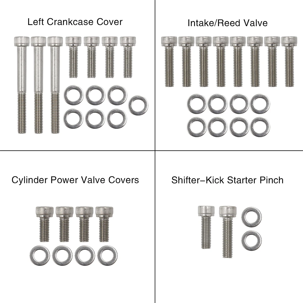 

137 шт./набор, гайки для винтов двигателя мотоцикла Banshee YFZ350