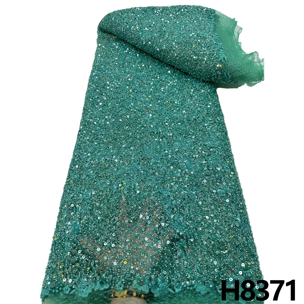 Новейшая африканская кружевная ткань из бисера 2023 высококачественное вышитые