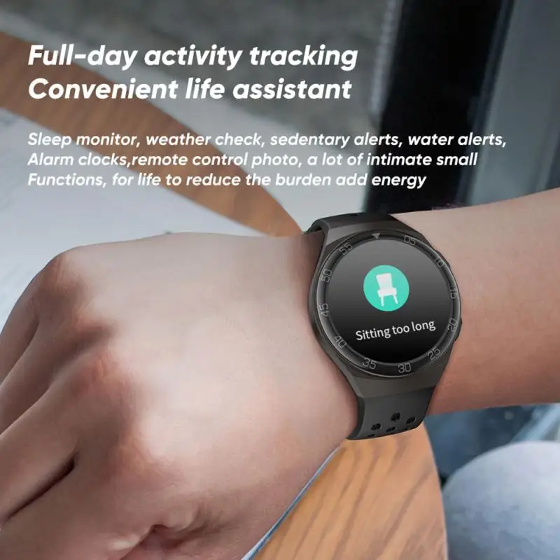 

24 Sports Modes Watch Men Wrist Watch Waterproof Sleep Monitoring Smart Bracelet Pedometer Smart Watch For Ios Android 1.28-inch