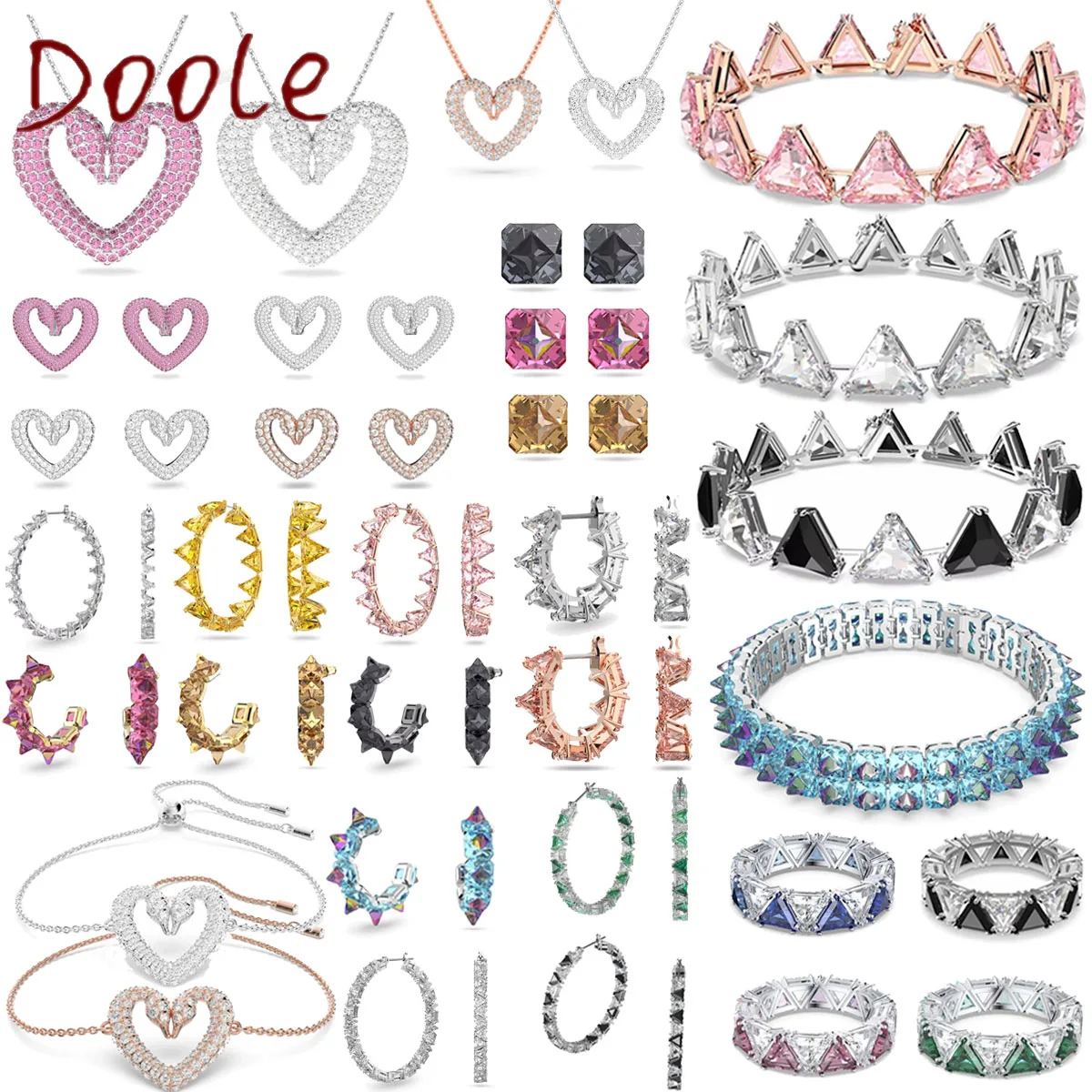 Новинка 2022 Модные Ювелирные наборы Swa Ortyx Una женские ожерелья браслеты и серьги