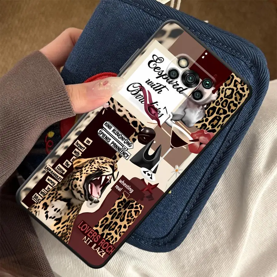 Фото Чехол Roaring Cheetah для Xiaomi Poco F8 F1 C50 X3 X4 X5 X7 Pro F3 M3 M4 M7 M5 C75 C61 Funda Phone Cover C71 №4