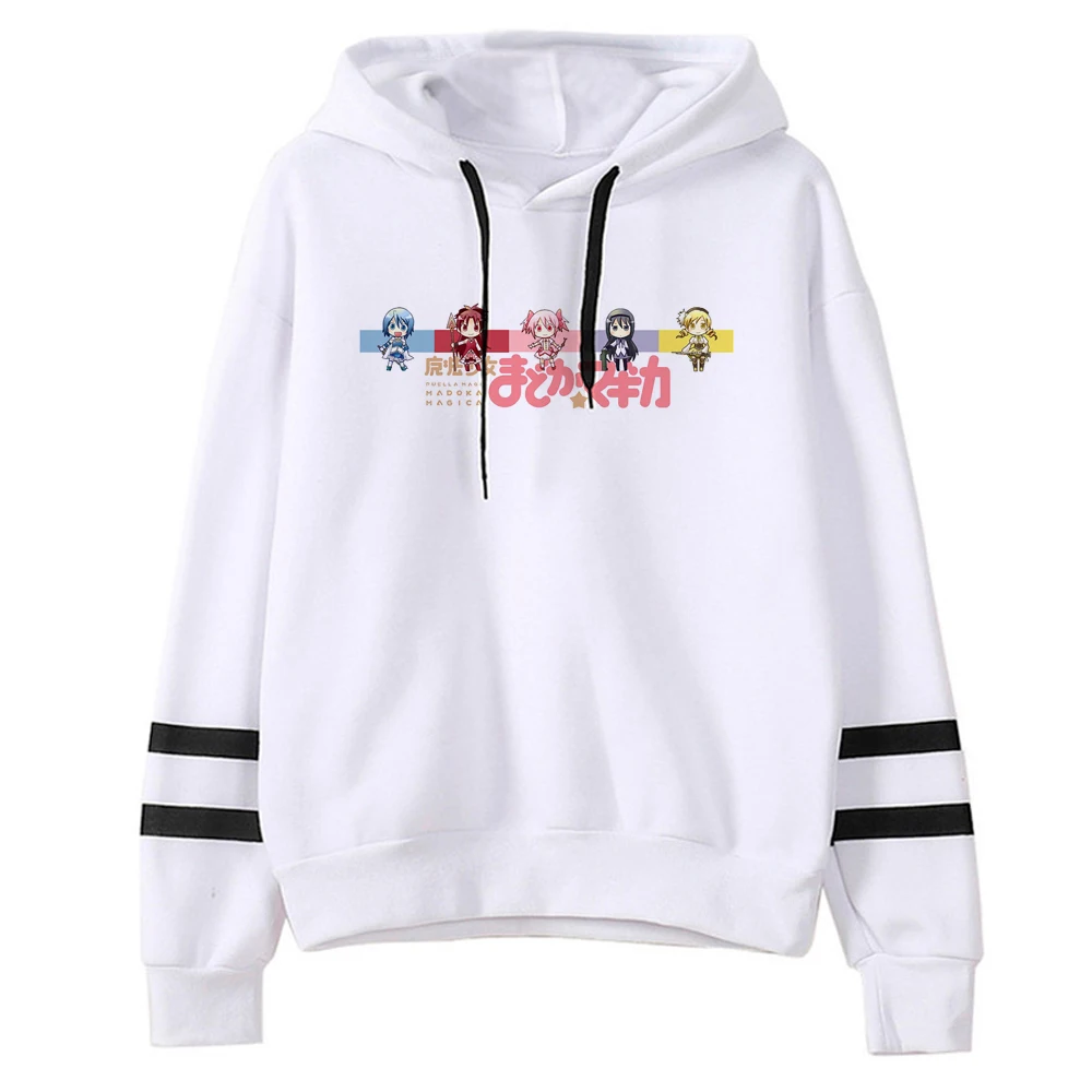 

Толстовки Puella Magi Madoka Magica, женский свитер аниме y2k, флисовый пуловер в стиле Харадзюку, женский свитер 90-х