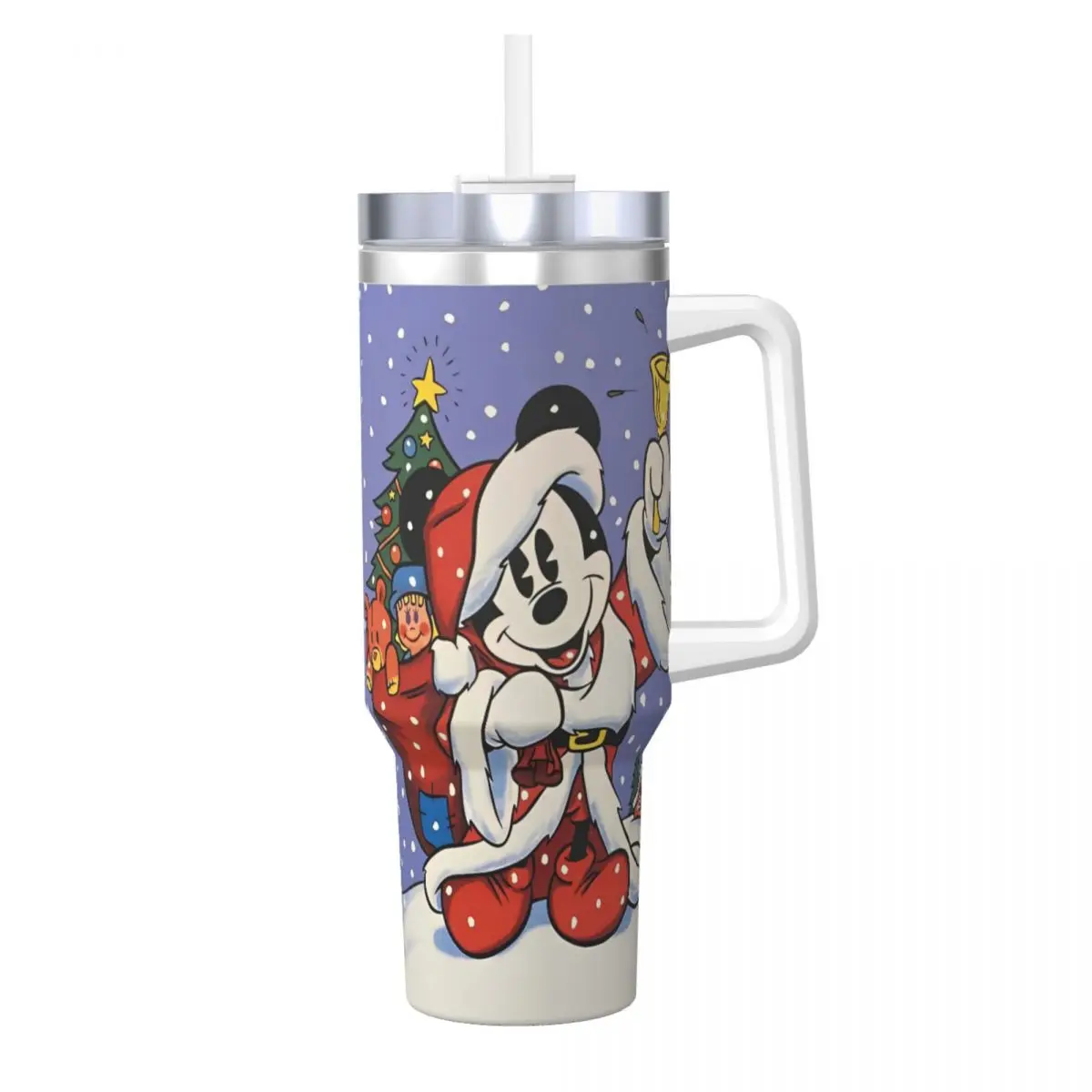 Рождественский стакан с Микки Маусом Miniso бутылка для холодных напитков воды