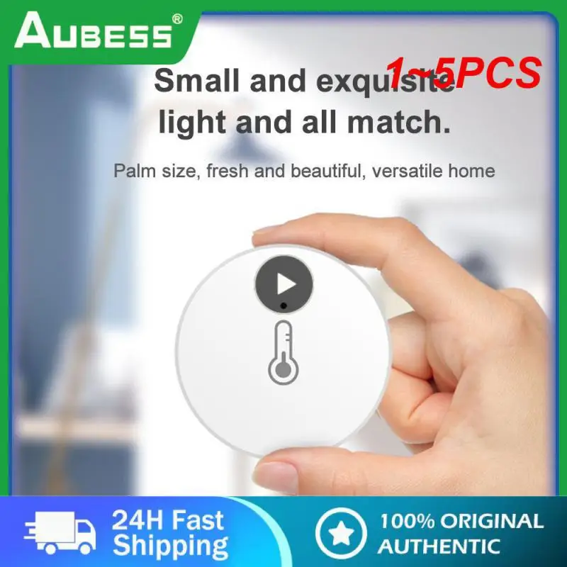 

1~5PCS Tuya Real Time Temperature And Humidity Sensor Work With Alexa Home Smart Home Smart Life/Tuya Smart App