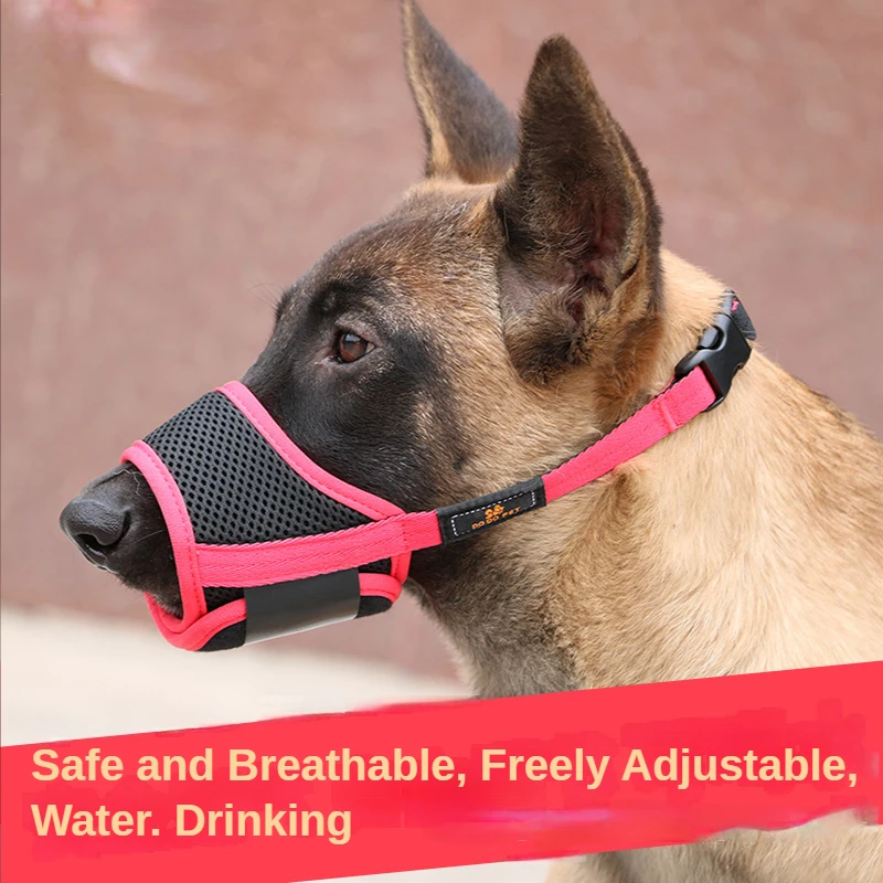 

Pet Muzzle Dog Muzzle Anti-bite Anti-eating Anti-barking Drinkable Bark Stopper for Small and Large Dogs