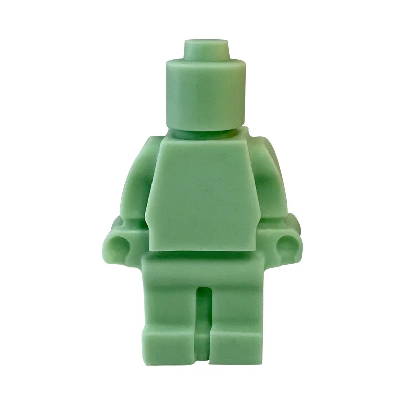 DIY робот милый силиконовая форма для свечей рождественские подарки ремесленные