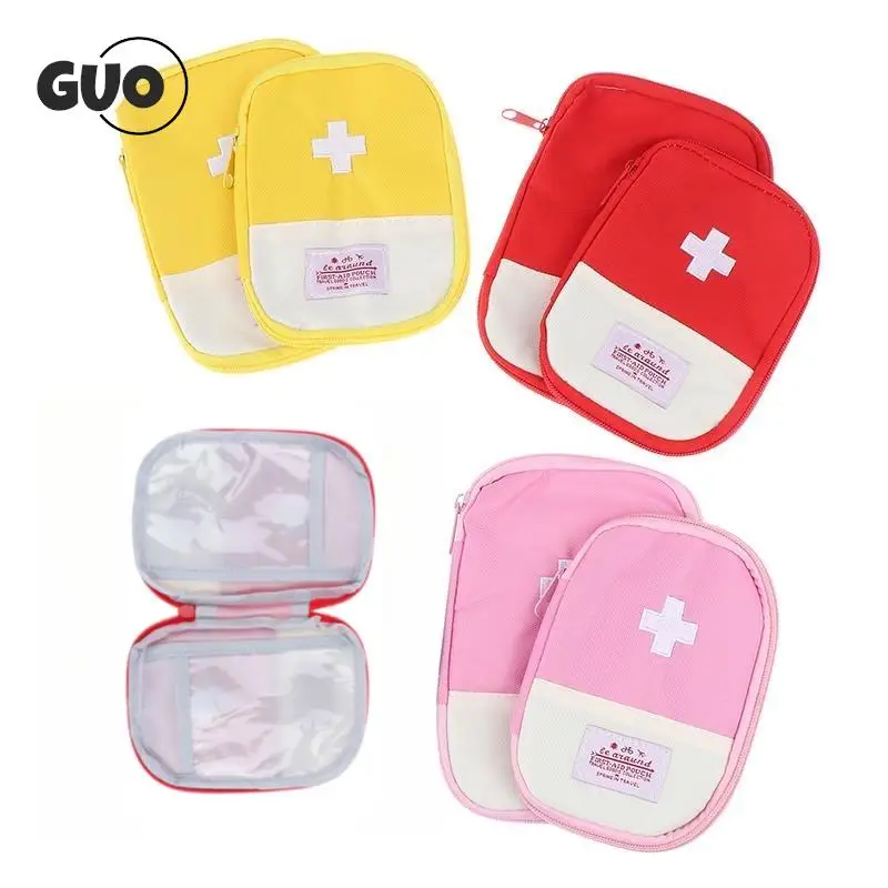 

Cute Mini Portable Medicine Bag First Aid Kit Medical Emergency Kits Organizer Outdoor Household Medicine Pill Storage Bag