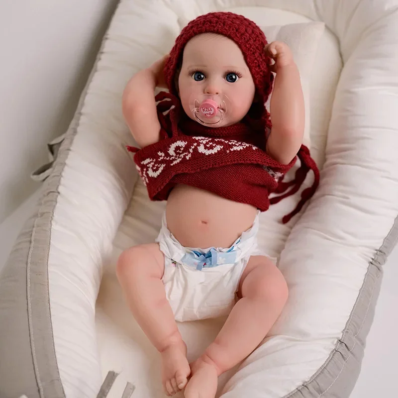 48 см реалистичная кукла Reborn для новорожденных приятная детская многослойная
