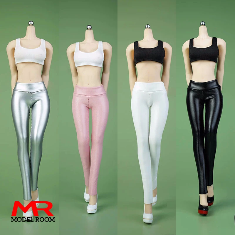 

Игрушки ICE IC1006 масштаб 1/6, женские Стрейчевые кожаные брюки, узкие брюки, модель одежды подходит для 12 дюймов TBL PH JO, фигурки кукол