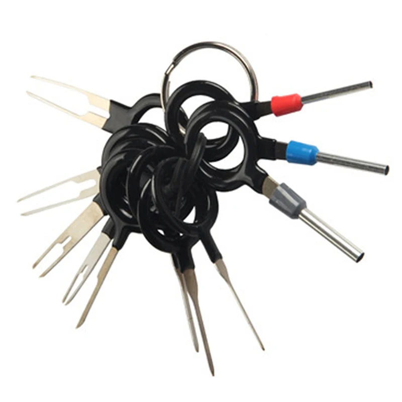 

11pcs/18pcs Car Terminal Removal Tool Wire Plug Connector Puller Puller Release Pin Puller Kit For Car Plug Repair Tool