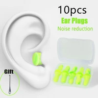 210pcs sleeping ear plugs earplugs noise reduction sound insulation earplugs soundproof for sleep anti noise sleep and snoring