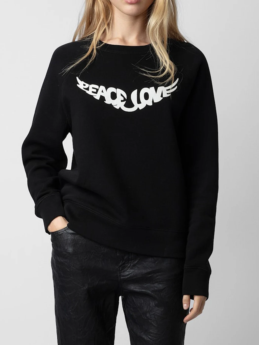 

Женские свитшоты с графическим принтом крыльев, осенне-зимняя одежда 2023, дизайнерские модные пуловеры, топы, Женский Свободный свитшот, толстовки