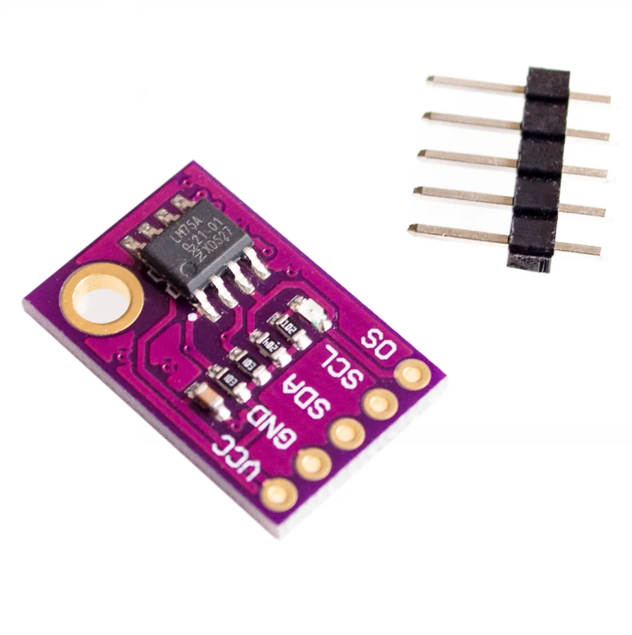 

10PCS/LOT LM75 75 temperature sensor high speed I2C interface high precision development board module