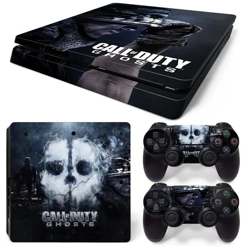 

For PS4 Slim Call of Duty COD PVC Skin Vinyl Sticker Decal Cover Console DualSense Controllers Dustproof Protective Sticker