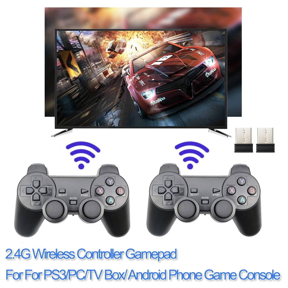 2.4Ghz Wireless Gamepad For PS3 / PC / TV Box /Android Phone Game Controller Joystick For Super Console X Pro