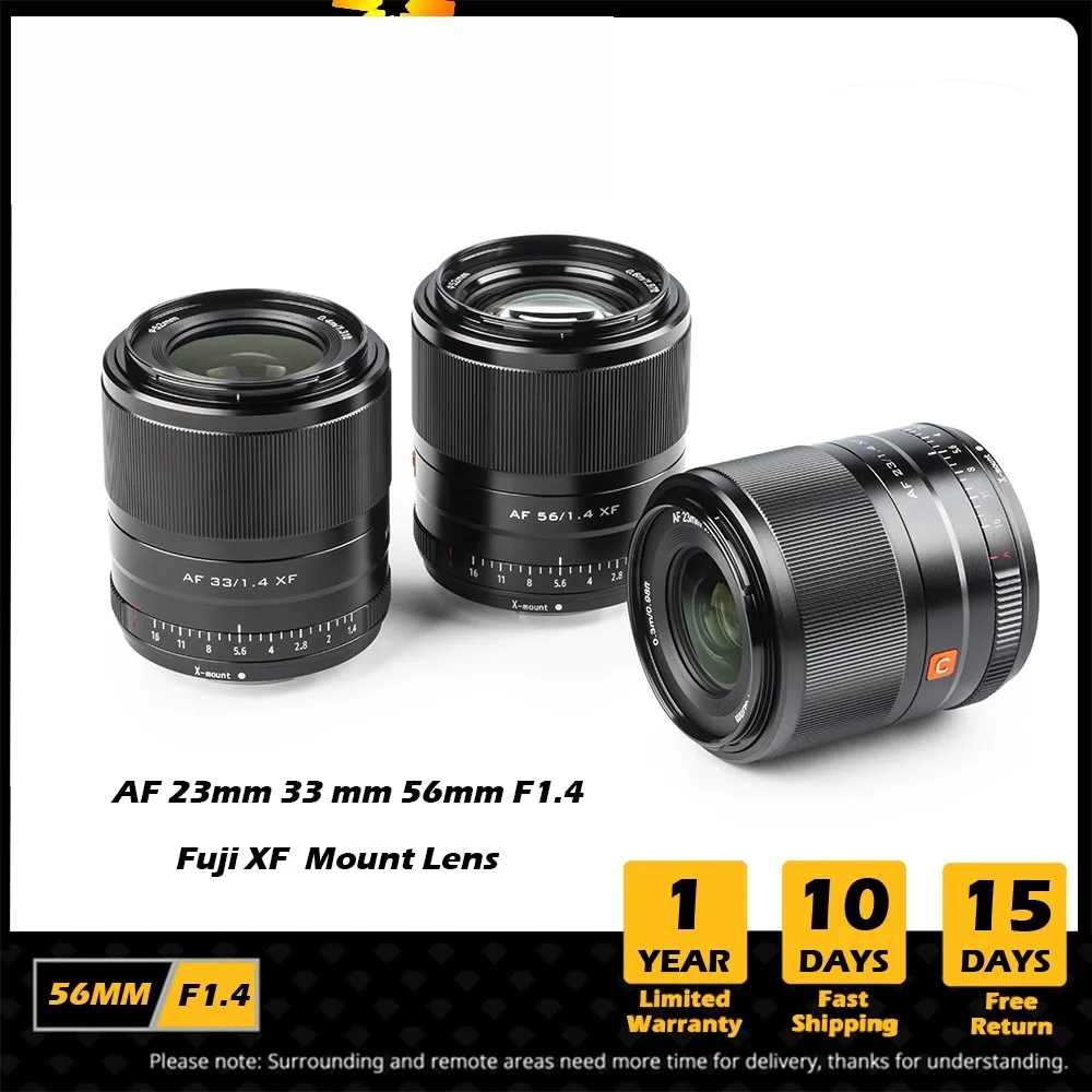 

Go 13mm 23mm 33mm 56mm F1.4 Fuji Lens Auto Focus Large Aperture APS-C Lens for Fujifilm Lens X Mount X-T4 X30 Camera Lenses