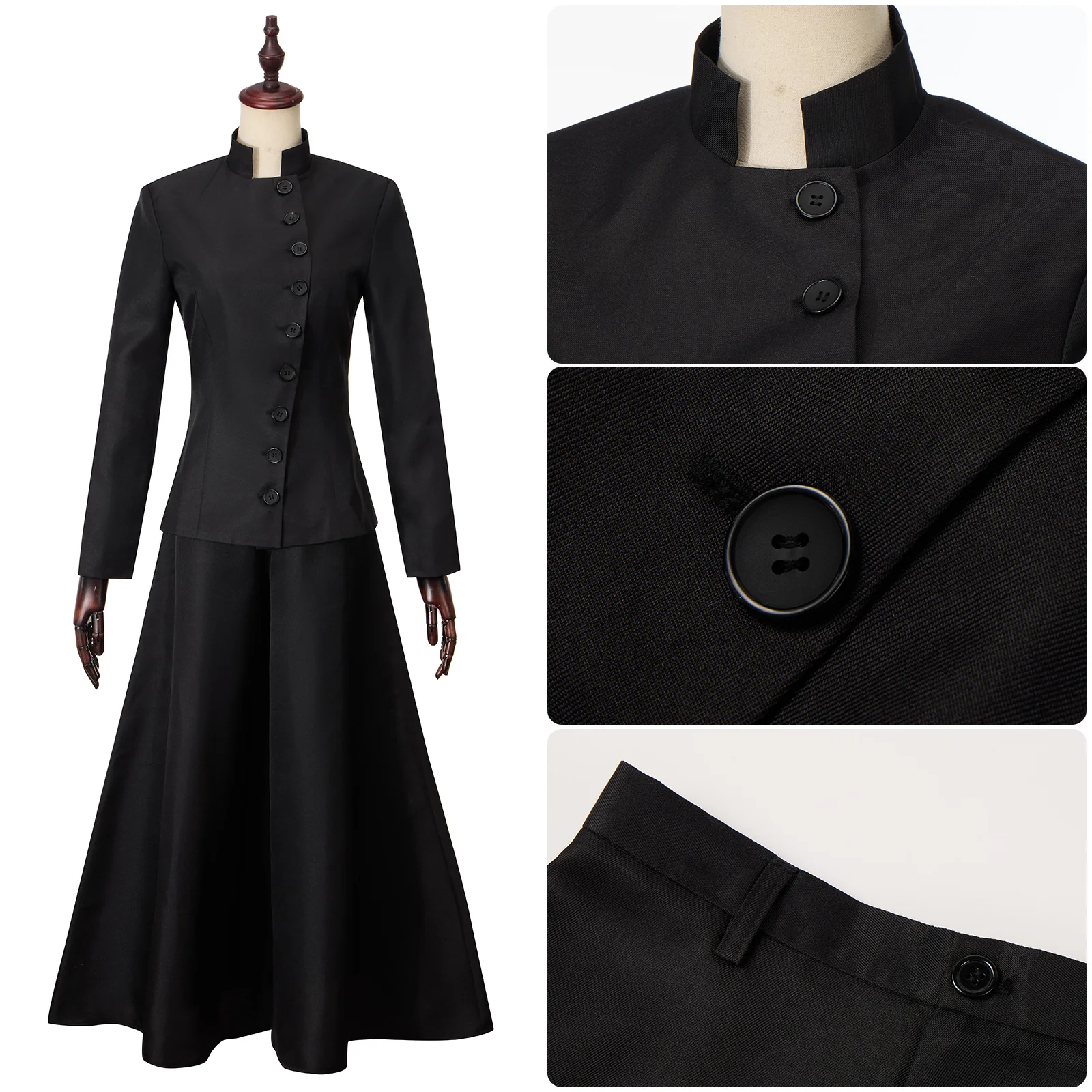 Костюм для косплея Лидии Juice длинное черное платье маскарадный костюм костюмы на