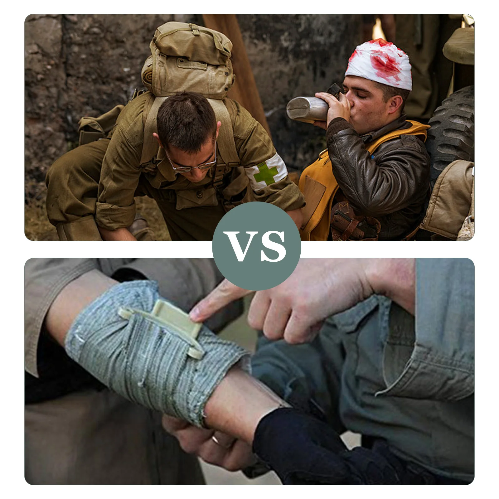 5/10pcs 4/6inch Israel Bandage Outdoor First Aid Traumatic Hemostatic Tactical Emergency Training Swathe Camping Hiking - купить по