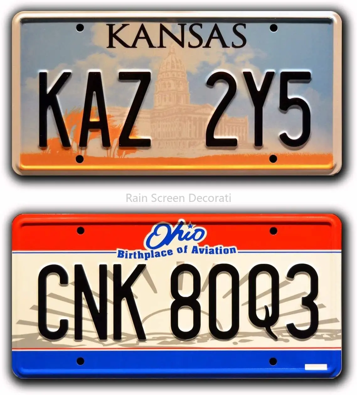 

Celebrity Machines Supernatural | Kaz 2Y5 + CNK 80Q3 | Metal Stamped License Plates