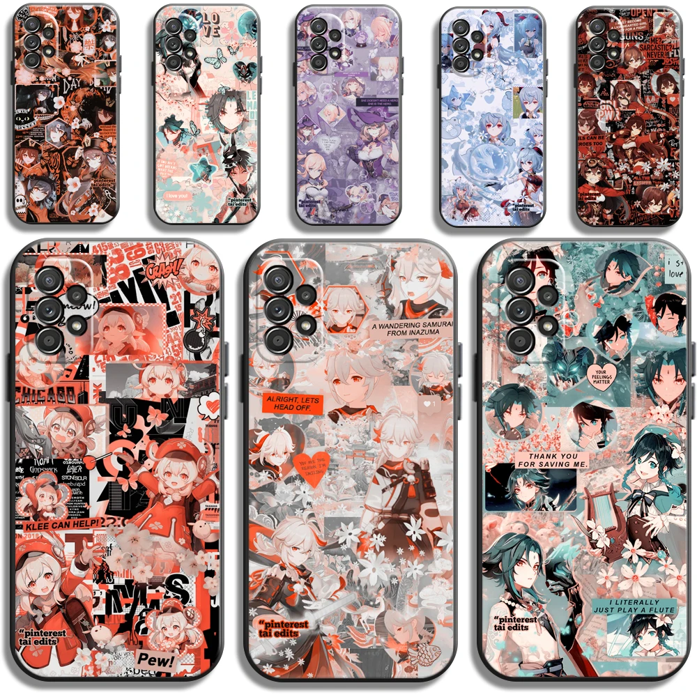 

Genshin Impact GAME Phone Cases For Samsung A21S A31 A72 A52 A71 A51 5G A42 5G A20 A21 A22 4G A22 5G A20 A32 5G A11 Soft TPU