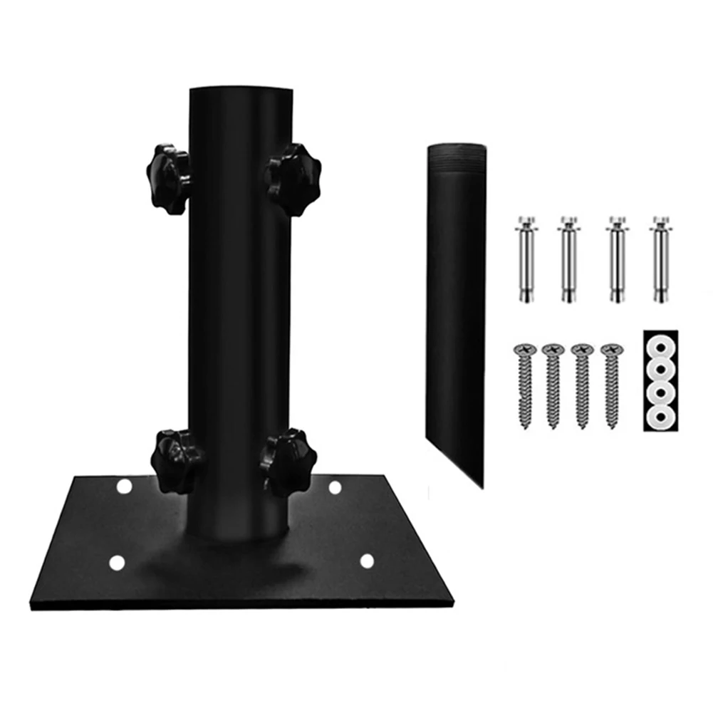 

Umbrella Stand Parts Patio Umbrella Stand 1500g Adjustable Range Black Iron Multifunctional Patio Umbrella Stand