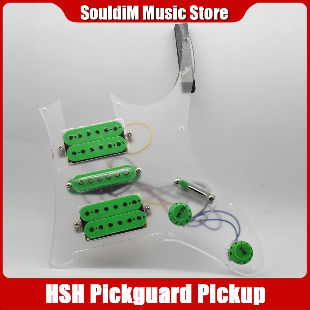 

1pcs Electric Guitar Pickups HSH Humbucker Pickups Prewired Pickguard Guitar Pickup Suitable for Electric Guitar