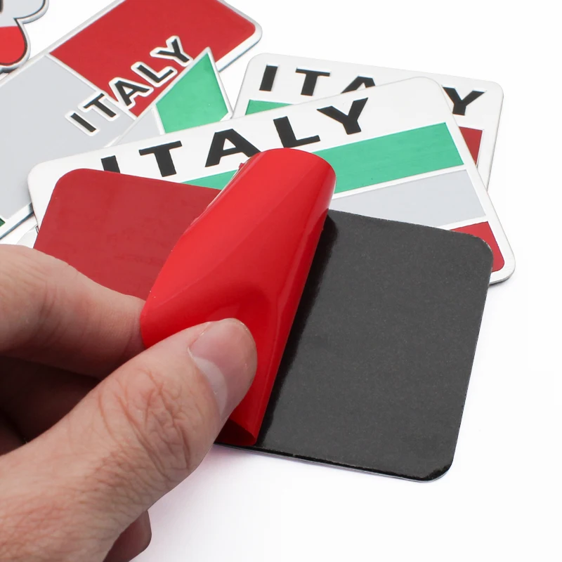 Стайлинг автомобиля 3D алюминий значок с флагом Италии эмблема украшение кузова