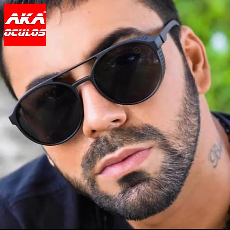 

Солнцезащитные очки Мужские в стиле панк, классические брендовые дизайнерские винтажные солнечные очки, UV400