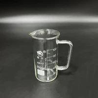 shuniu with handle beaker in tall formcapacity 100mlouter diameter46mmheight93mmlaboratory beaker