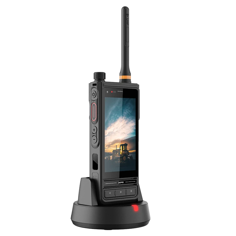 

4 In 4W Duplex VHF DMR Radio Mobilephone Poc GSM LTE Multi-mode Cell Phone Interphone Rugged Smartphone Walkie-Talkie