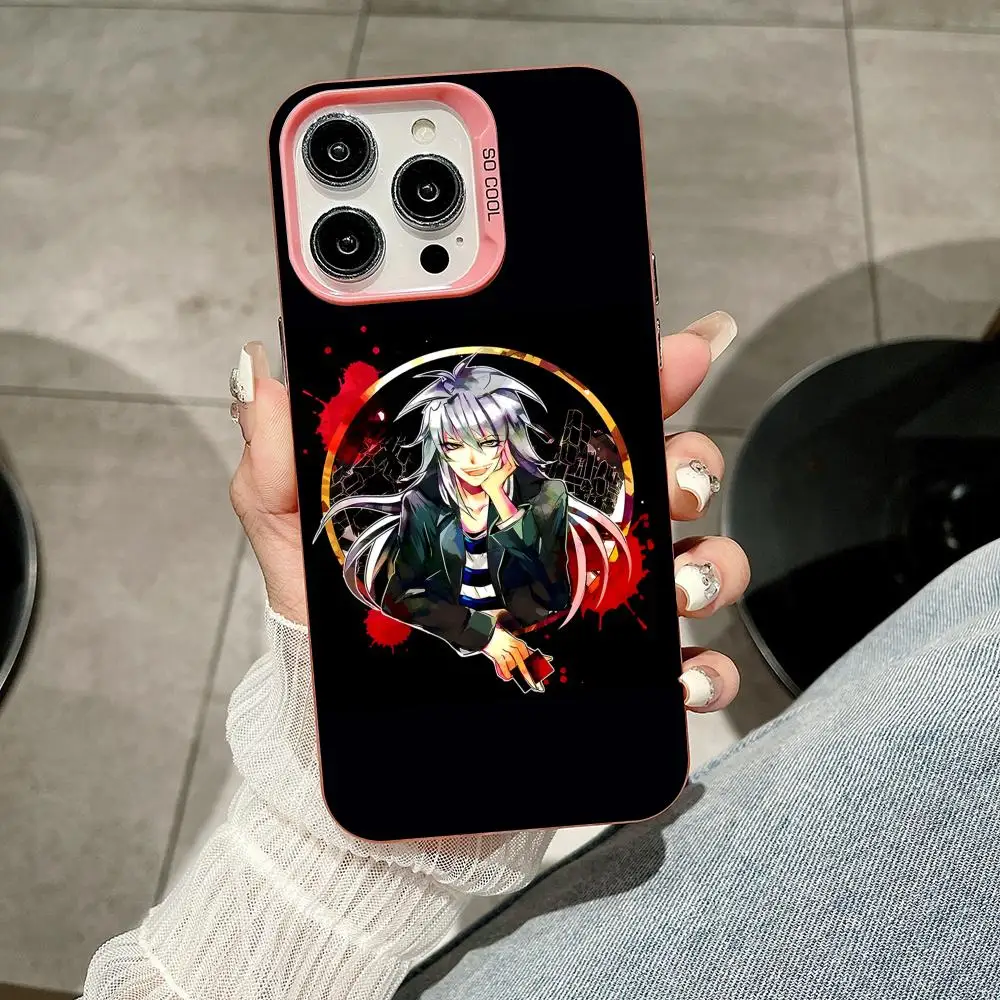 Чехол для телефона Yugioh Yami Bakura для iPhone 17 16 15 14 13 12 11 X XR XS Air Pro Max Plus, розовый, разноцветный, серебристый (art.: 3920da18bb09d) - 3920da18bb09d