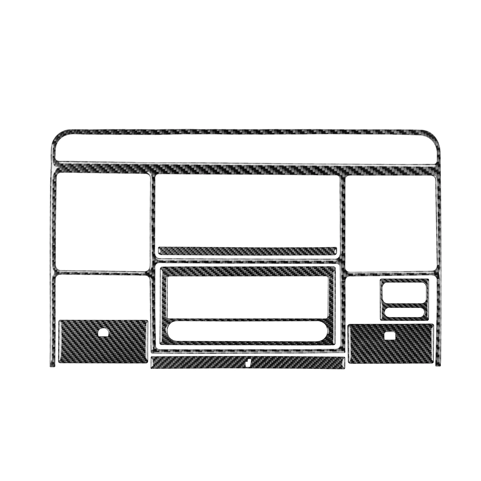Для Land Rover Discovery 1994 1995 1996 1997 1998 1999 2000 2001 2002 2003 2004 Набор отделки центральной консоли из настоящего карбона B (art.: 3920dd0c00a1b) - 3920dd0c00a1b