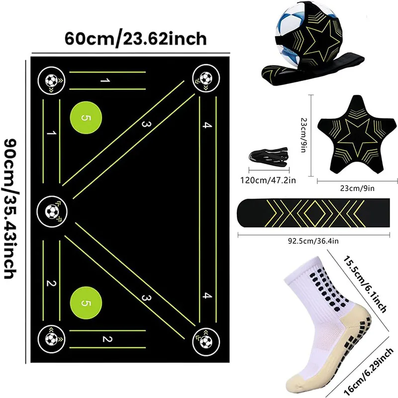 Коврик для тренировок по футболу нескользящий коврик тихий амортизирующий
