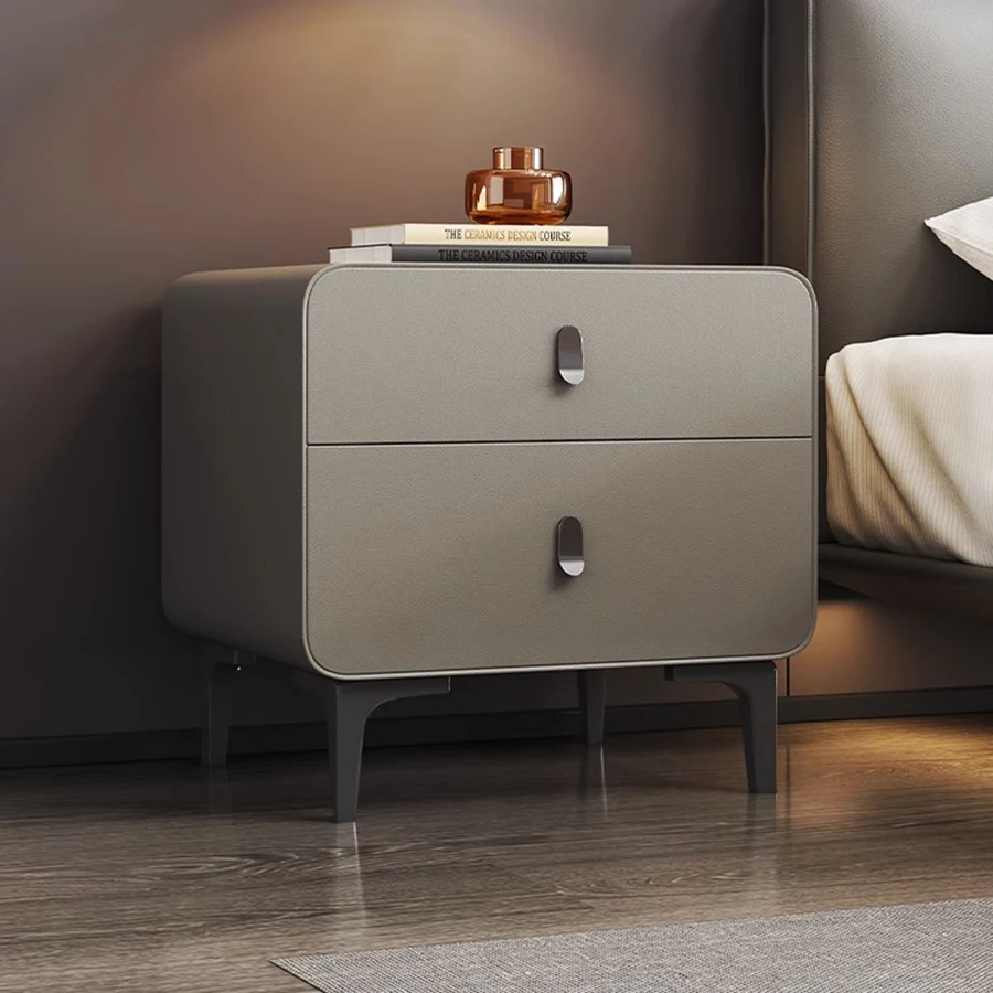 

Solid Wood Table Bedside Modern Home Makeups Vanity Vintage Minimalist Luxury Nightstands Legs Comodino Aesthetic Furniture